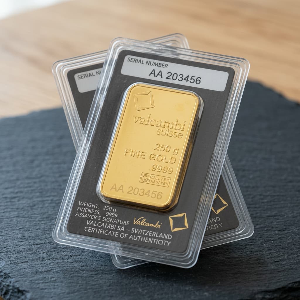 250 g Valcambi Gold Bar