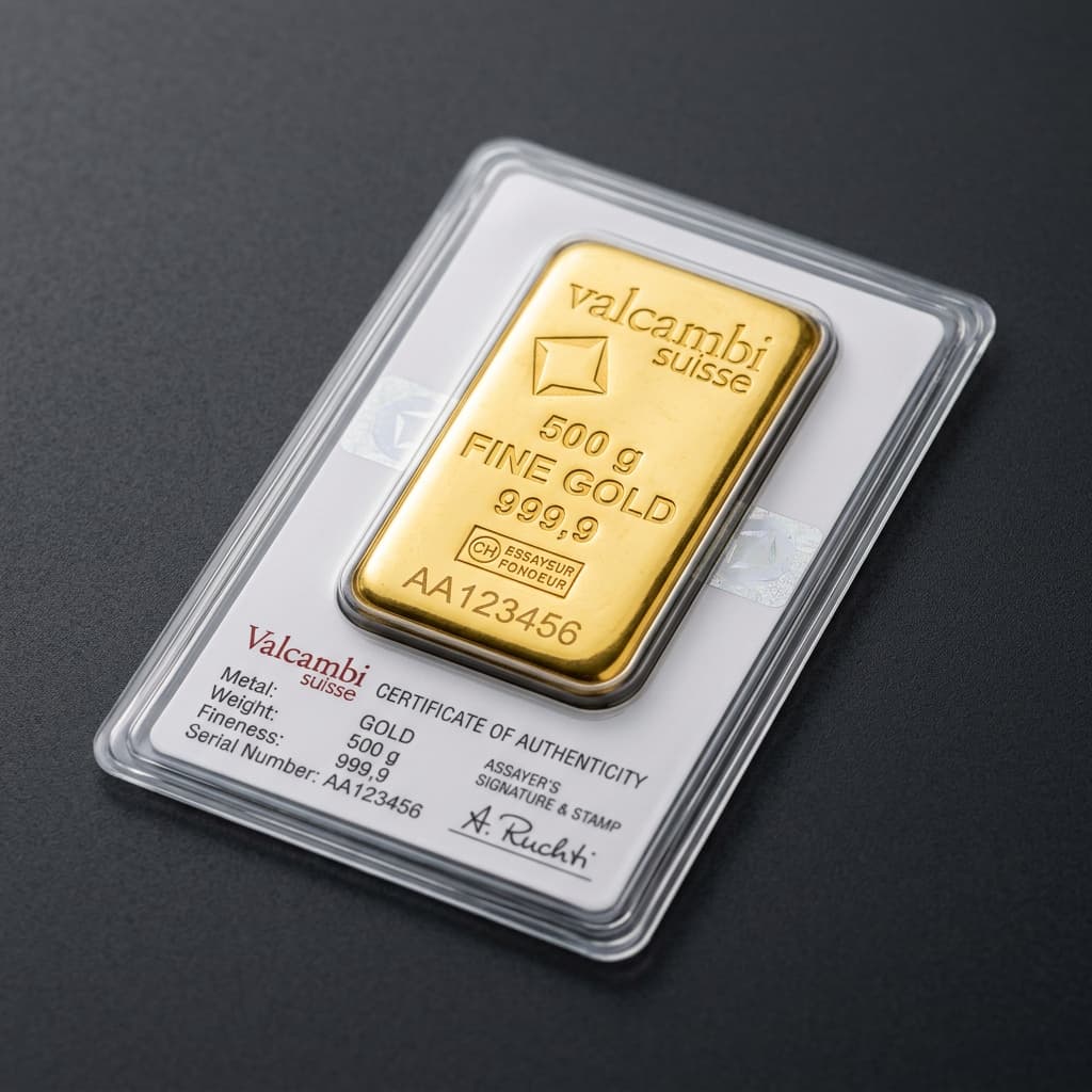 500 g Valcambi Gold Bar