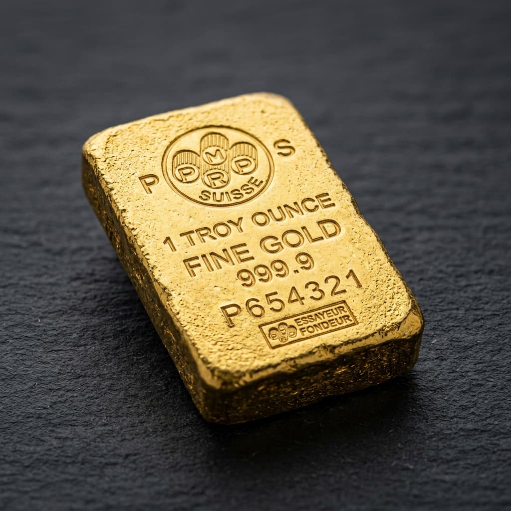 1 oz PAMP Cast Gold Bar